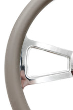 Polished 5 Hole Steering Wheel 18 Inch Gray for Peterbilt Kenworth Freightliner (1998–2024)