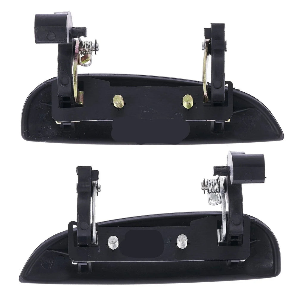 4pc Front Rear Left & Right Outer Door Handle Black for Kia Rio (2002–2005)