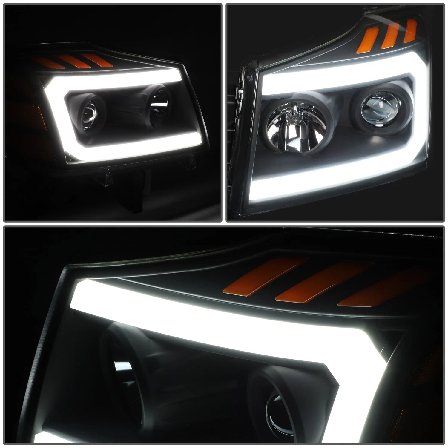 LED Projector Headlight Lamp for Nissan Armada Titan (2005–2015)