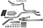 2.5" Dual Exhaust Kit for Toyota Tundra (2009–2013) - Black Tip