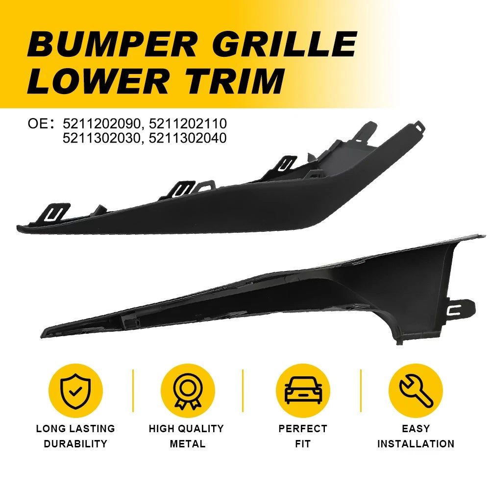 Front Bumper Grille Lower Trim Molding for Toyota Corolla (2020–2022)