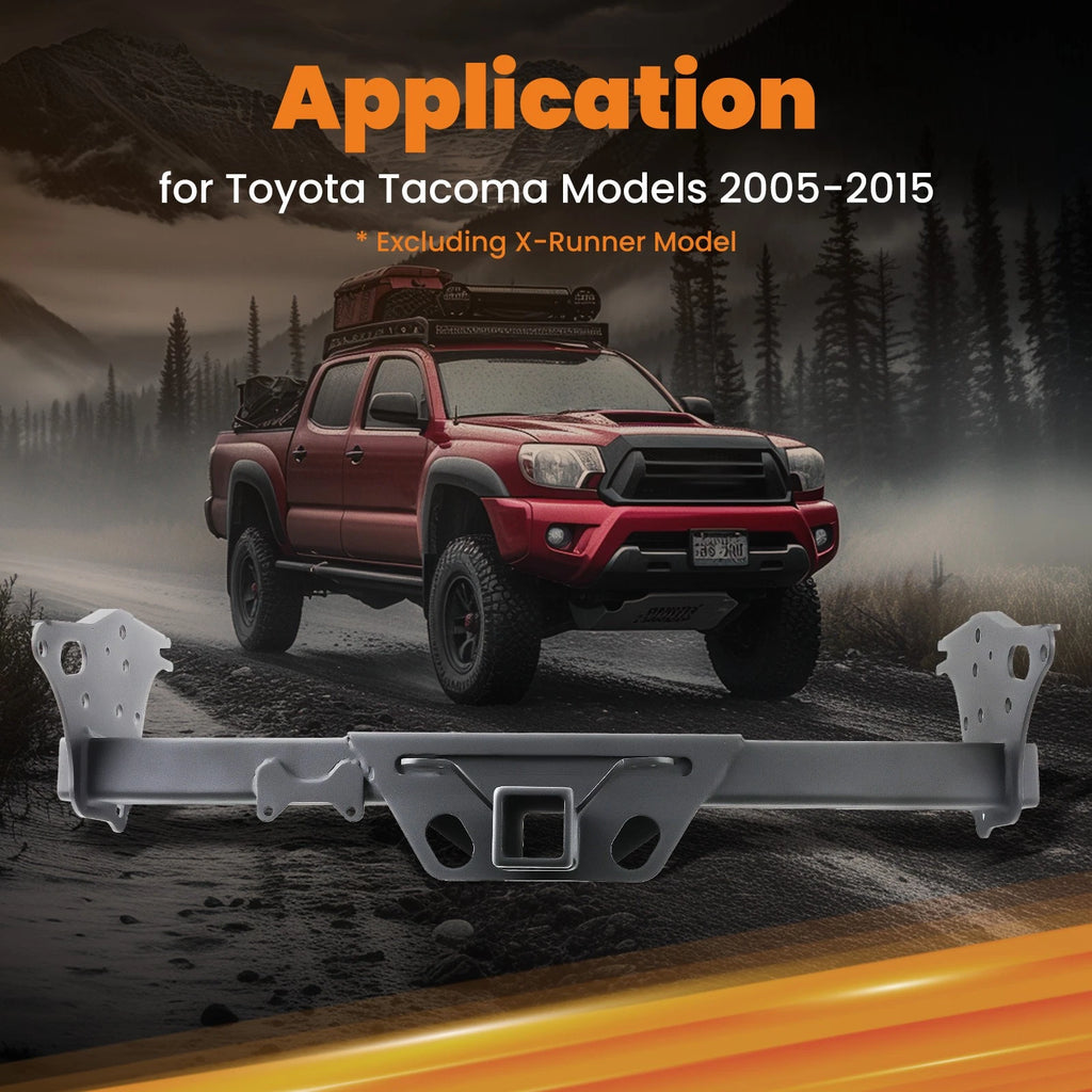 Class 3 Trailer Hitch 2" Receiver for Toyota Tacoma (2005-2015)