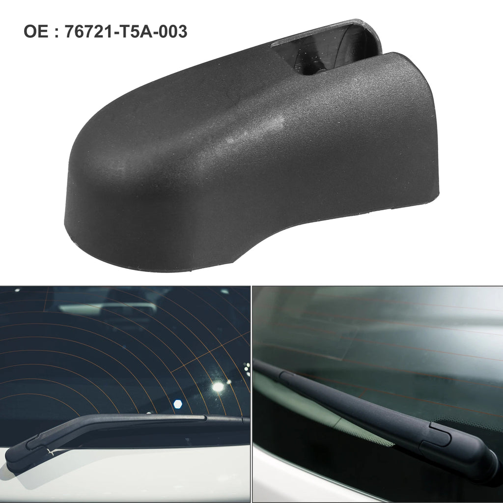 Rear Windshield Wiper Arm Cover for Honda Fit (2015–2020) 76721-T5A-003 Black
