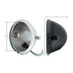 Motorcycle Headlamp Housing Bucket Chrome Side Mount for 5-3/4 Inch (2000–2025)
