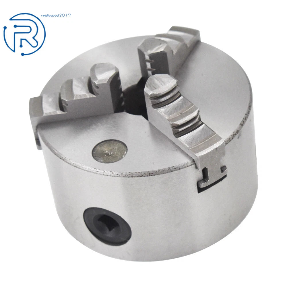 3-Jaw 4-Inch Self Centering Lathe Chuck for Drilling Milling Machine