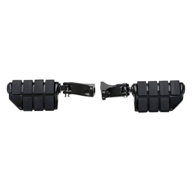 Black Rear Passenger Footpegs for Harley Touring (1993-2025)
