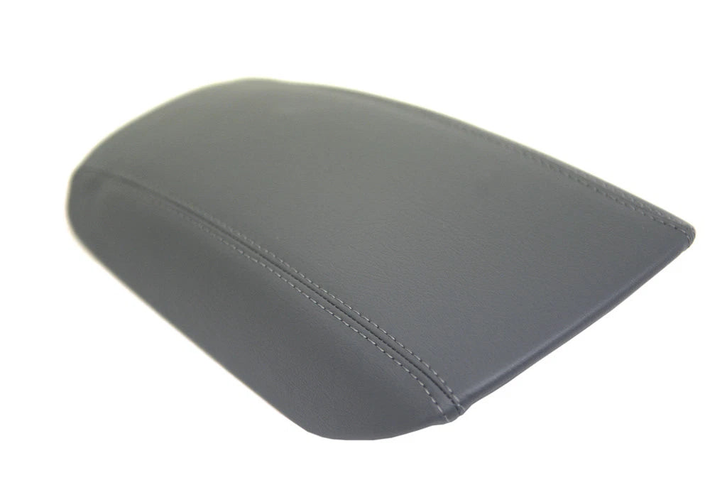 Center Console Armrest Cover for Ford Fusion (2013–2020) Gray Leather Synthetic