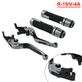 Titan Extendable Brake Clutch Lever Grip Set for Yamaha YZF R1 (2009-2014)