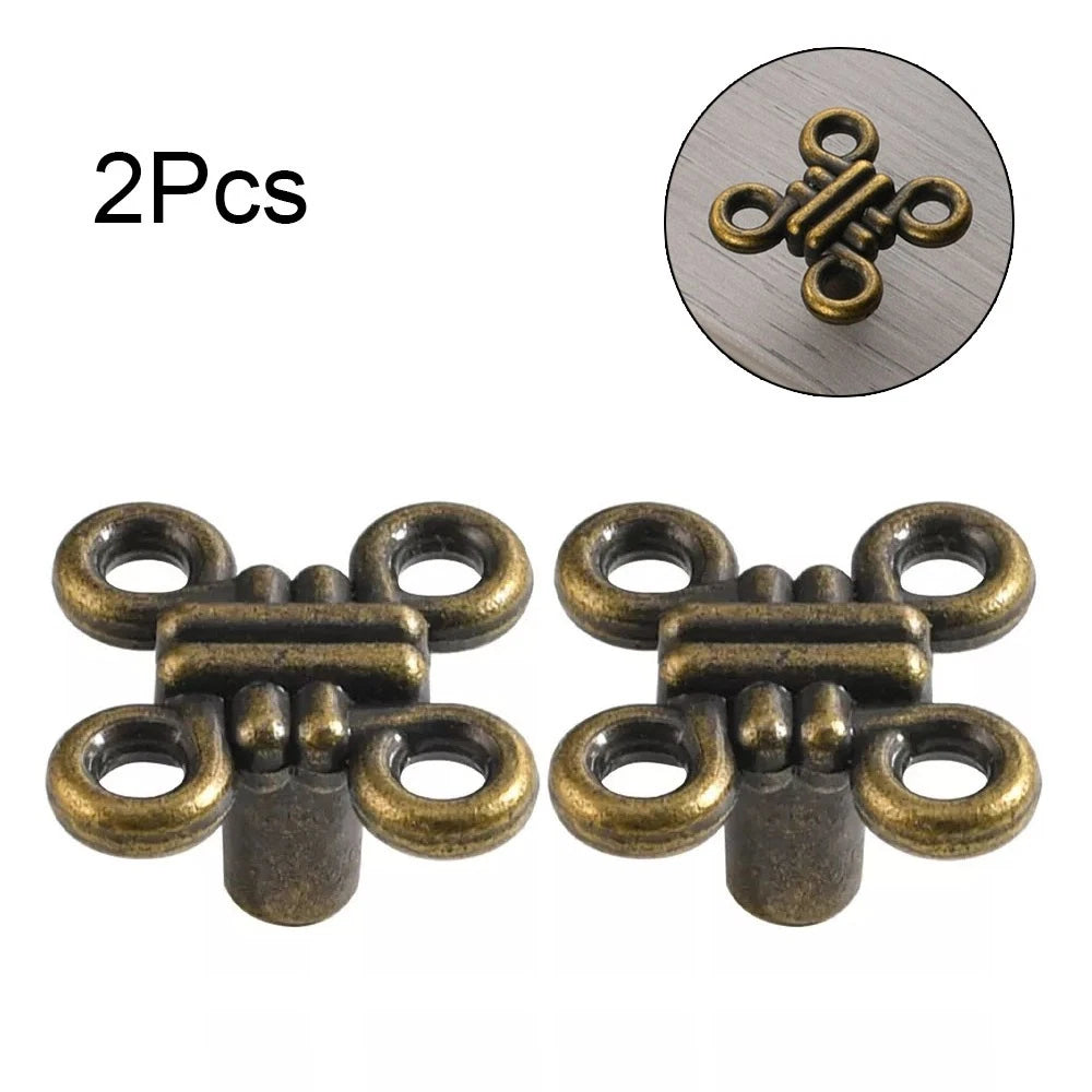 2X Antique Bronze Drawer Door Knob Pulls Hardware for Furniture