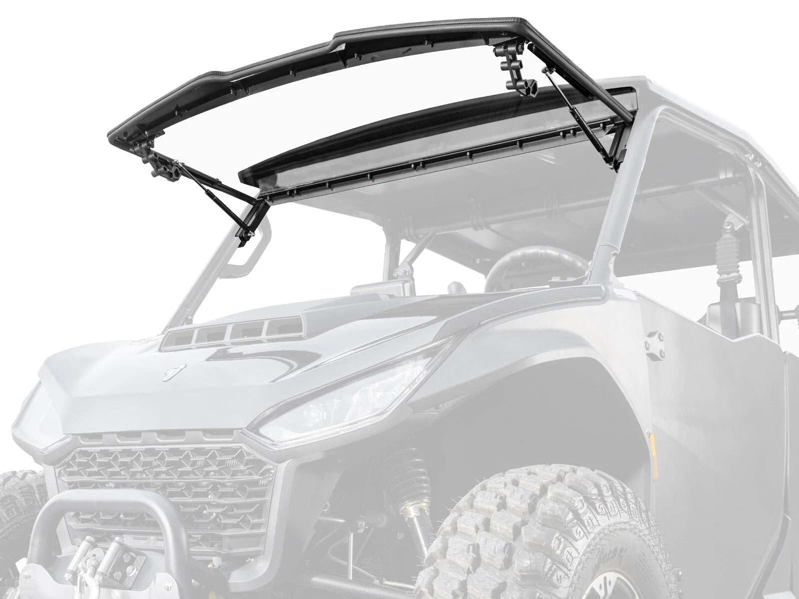 Scratch-Resistant Flip Windshield for Segway Fugleman UT10/Crew Cab (2020–2023)