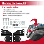 Sissy Bar Backrest Docking Hardware Kit for Harley Touring (1997-2008)