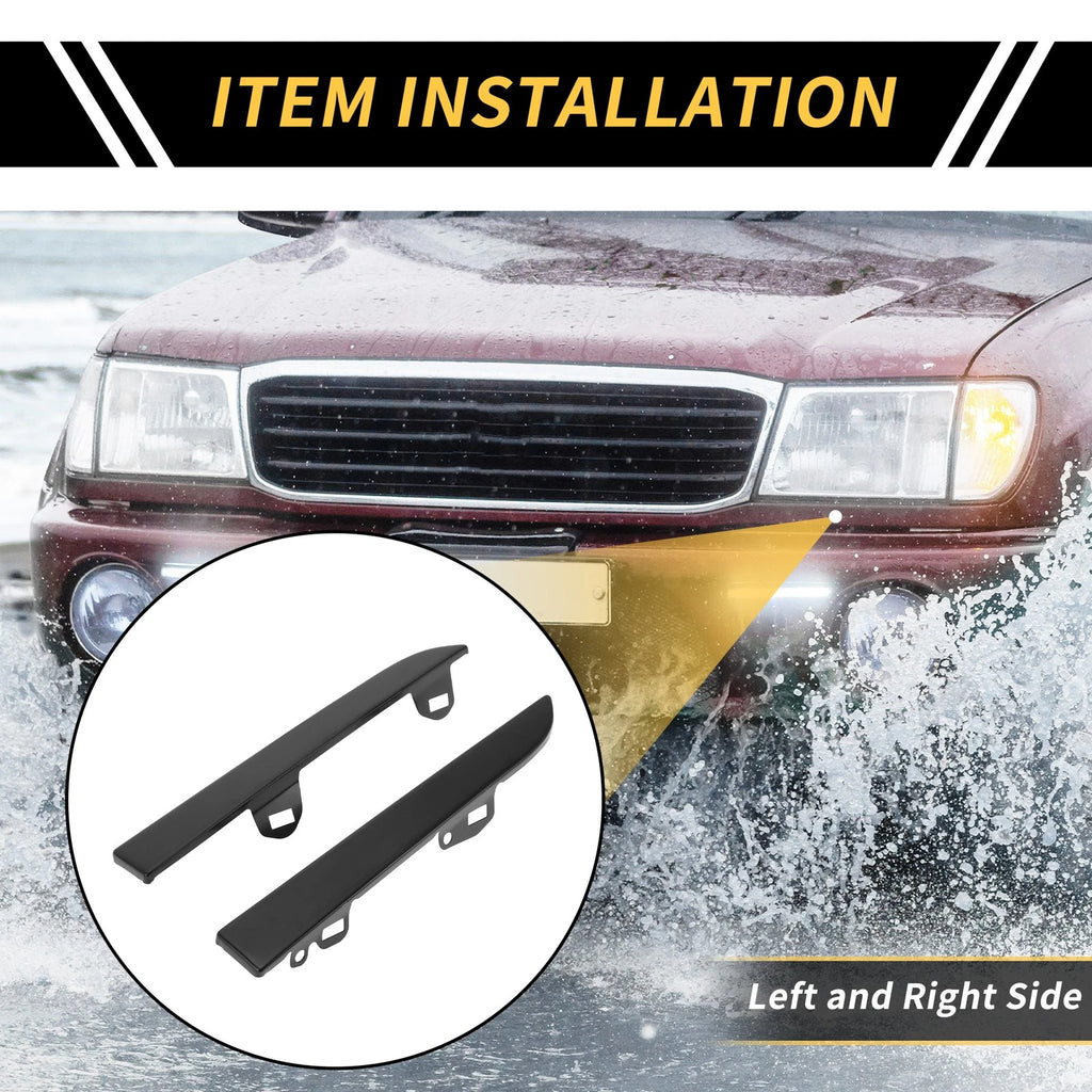 Pair Front Bumper Grille Headlight Filler for Toyota Tacoma (2001–2004) No. 5251335060