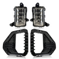 Set of 2 Front LED Fog Lights for GMC Sierra 1500 (2019–2022) W/Bezels