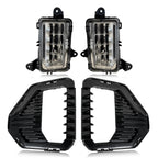 Set of 2 Front LED Fog Lights for GMC Sierra 1500 (2019–2022) W/Bezels