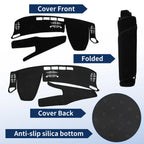 Dash Cover for Lexus UX UX200/UX250h (2019–2020) Polyester Black Set of 1
