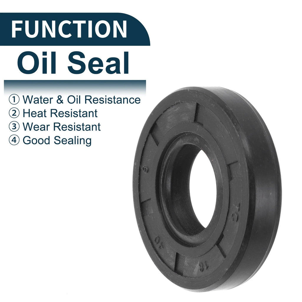 Set of 5 Oil Seal Rotary Shaft Seal NBR Rubber 18x40x8mm