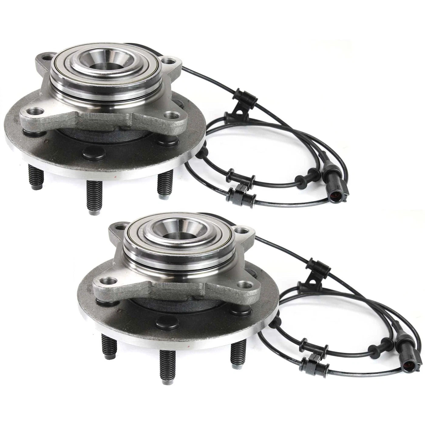 Set of 2 Wheel Hubs for Ford Expedition (2002–2006) Front 6 Lug RWD
