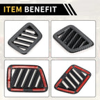 Dashboard Air Vent AC Outlet Cover for Chevy Colorado (2023-2024) Carbon Fiber