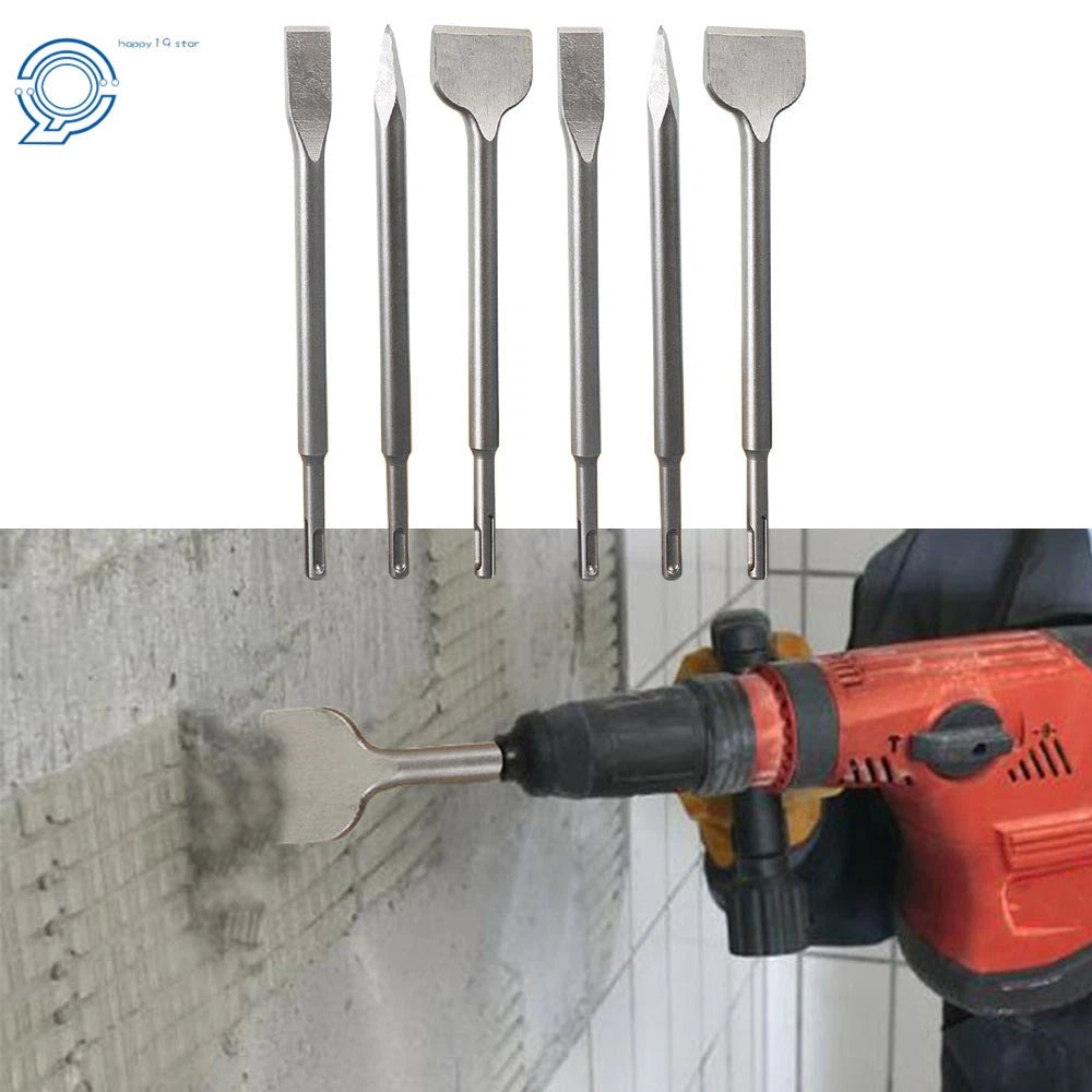6-Piece SDS Plus Chisel Set for Multiple Makes and Models 