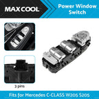 Power Window Control Switch for Mercedes C-Class W205 S205 E213 (2015–2021)