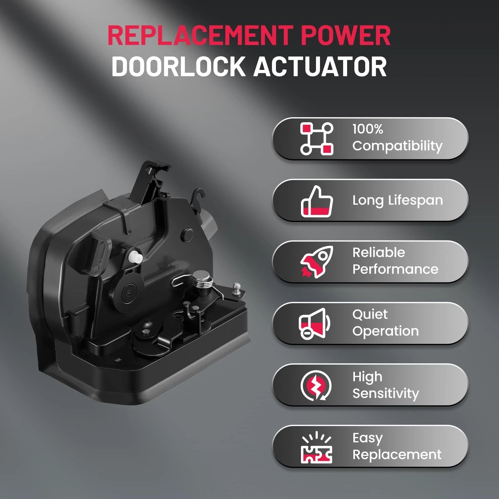 Rear Right Door Lock Actuator Motor for BMW X5 (2000–2006) 51228402602