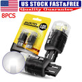 Set of 8 LED Back Up Reverse Parking Lights for (7443 7440 W21W T20)