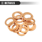 15 Pcs Oil Drain Plug Gaskets for Mercedes-Benz SL 550 (2007–2012) No. 007603014106