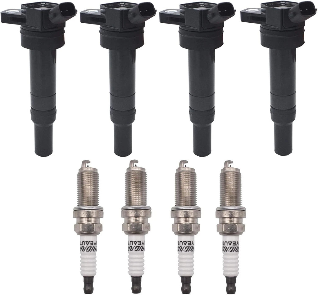 Ignition Coil Pack and Spark Plugs for Hyundai Elantra Tucson (2017-2021)