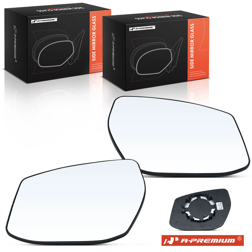 Heated Power Mirror Glass Pair for Nissan Altima, Sentra (2013–2018)