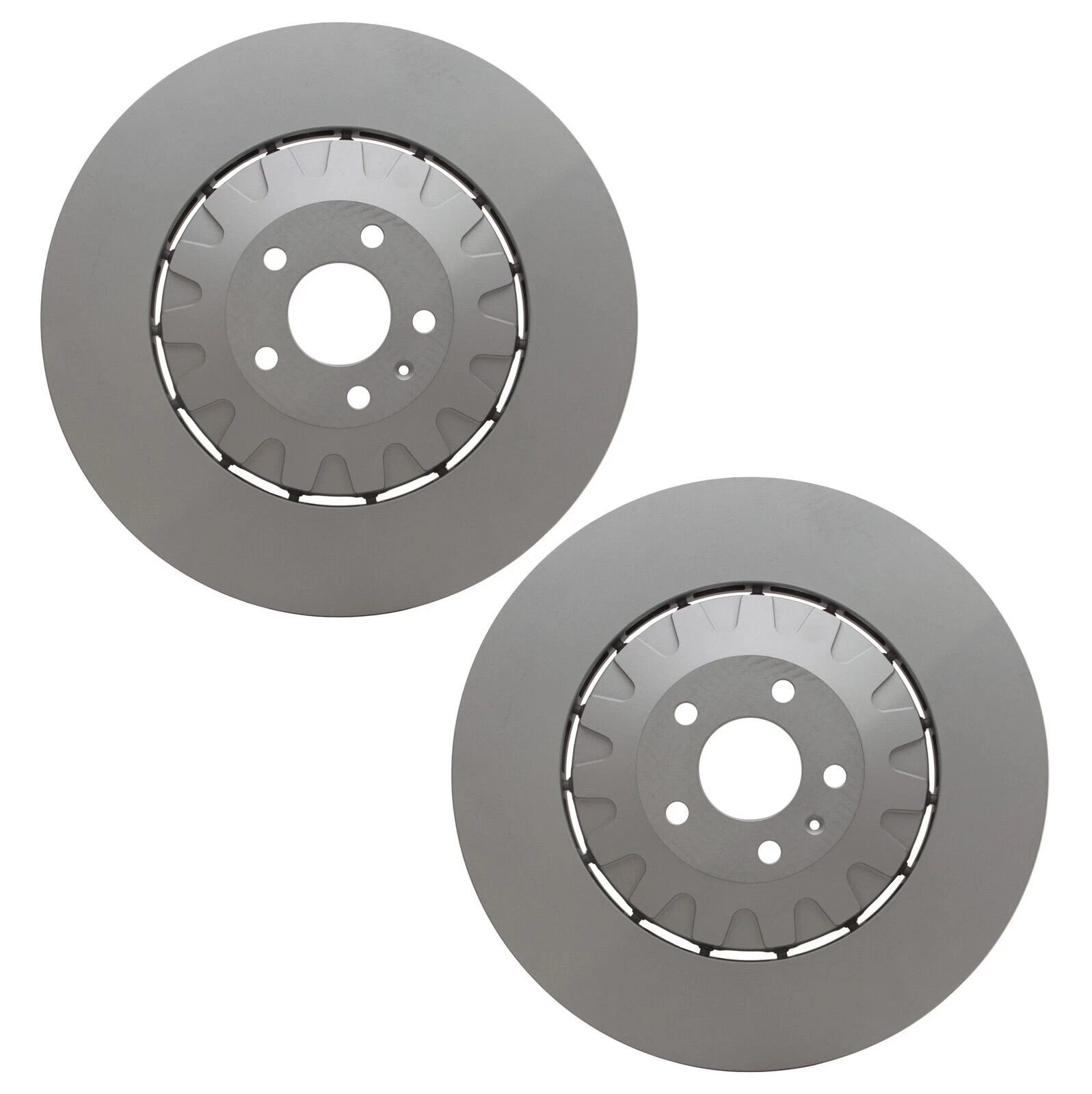 Set of 2 400mm Brake Disc Rotors for Audi S6 S7 S8 (2013–2019)