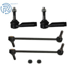 Front Lower Control Arm Tie Rods Kit for Ford Flex Taurus Lincoln MKS MKT (2010-2012)