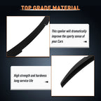 Glossy Black Wing Spoiler for Audi A4 B8 (2009-2012)