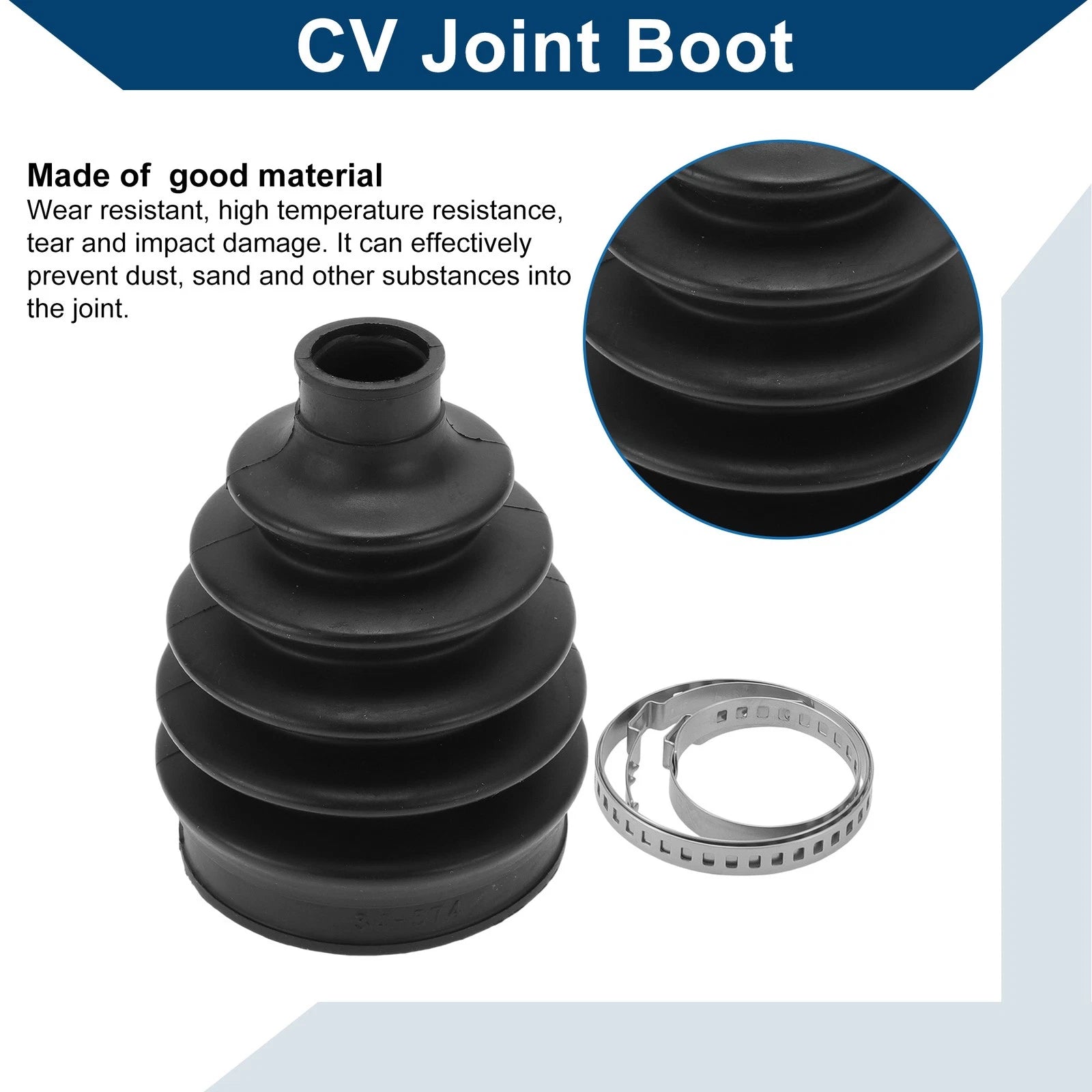 Outer CV Joint Boot Kit with Clamps for Kia Sportage (2005–2010) No.495941F200