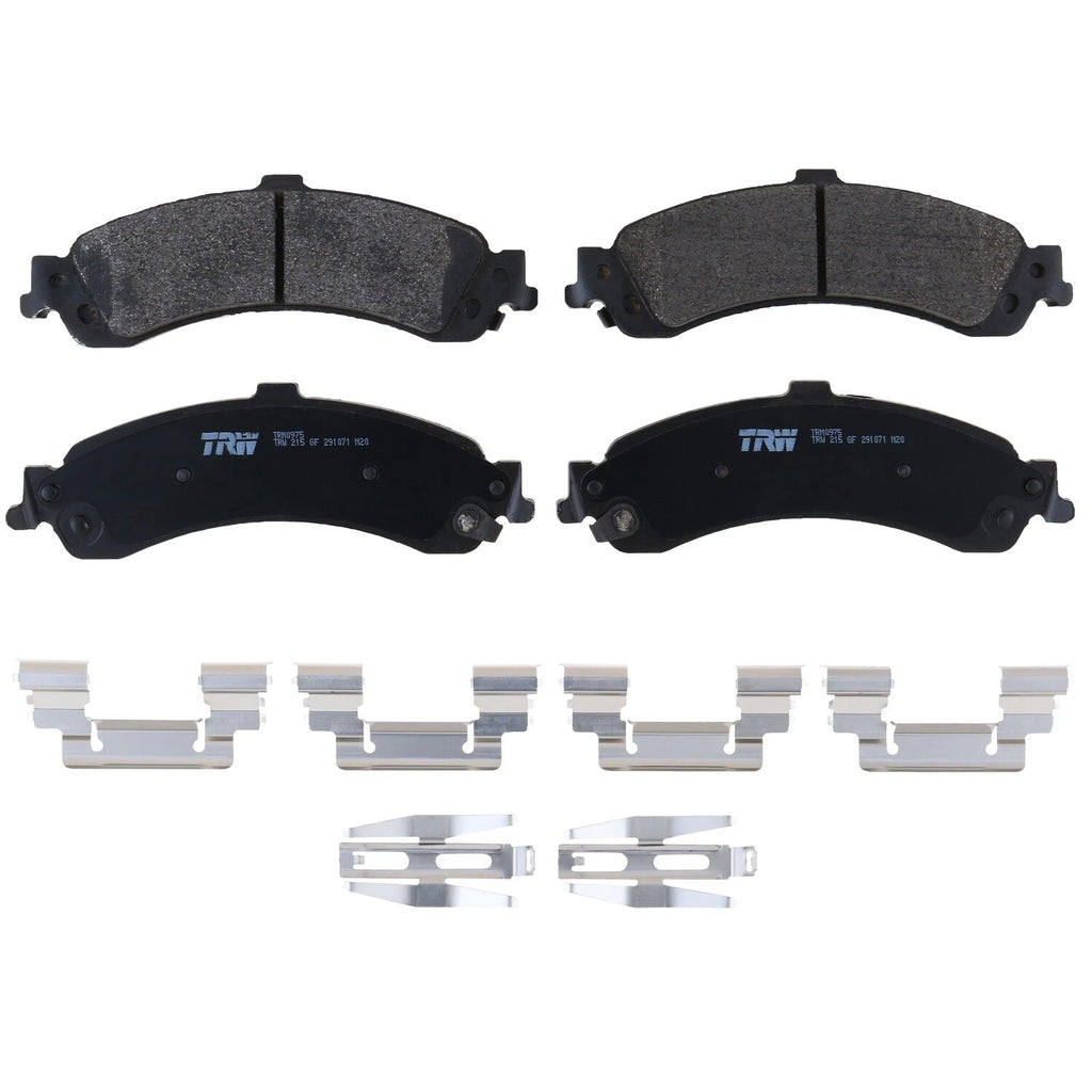Rear Brake Kit 325mm Rotors TRW Pro Metallic Pad for Silverado Sierra 1500 (2007–2013)