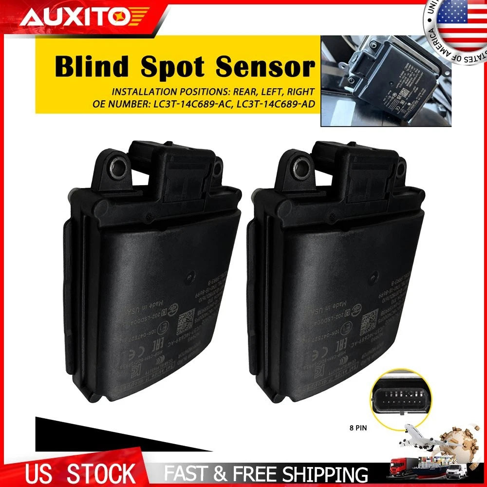 Pair Rear Blind Spot Radar Sensor for Ford Explorer F-250 F-350 (2020–2021)