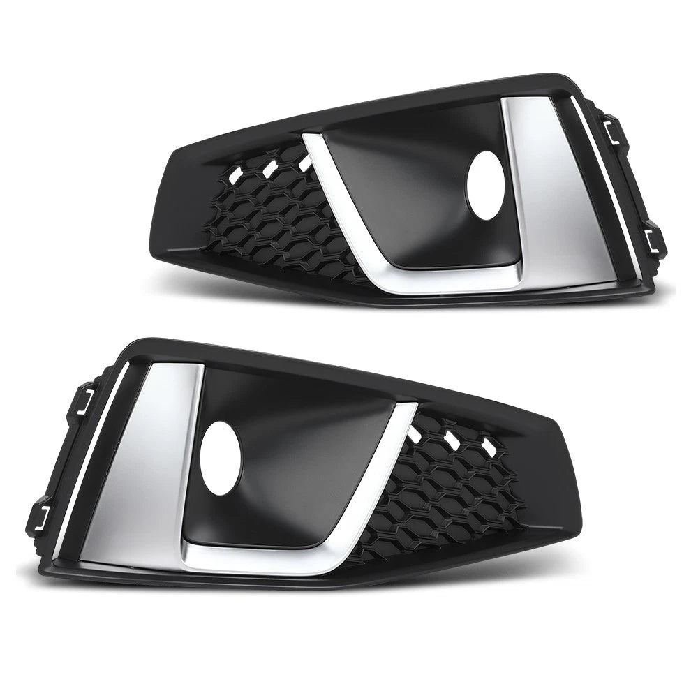 Front Bumper Grille Cover Set for Audi A4 S-Line (2019)
