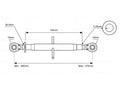 Ball Ends 395mm/370mm for Massey Ferguson, John Deere, Kubota (Fits 1/1)