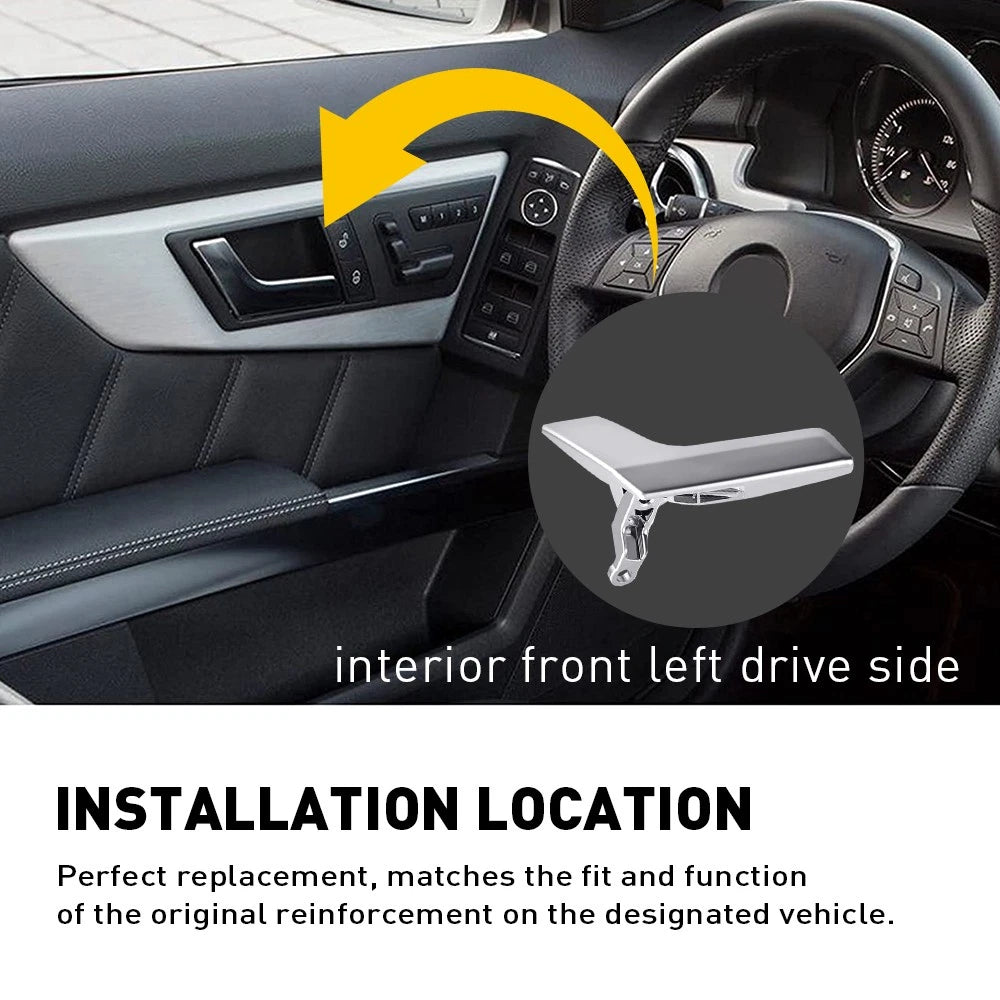 Left Driver Side Inside Door Handle Repair Kit for Mercedes C250 C300 C350 (2012–2015)