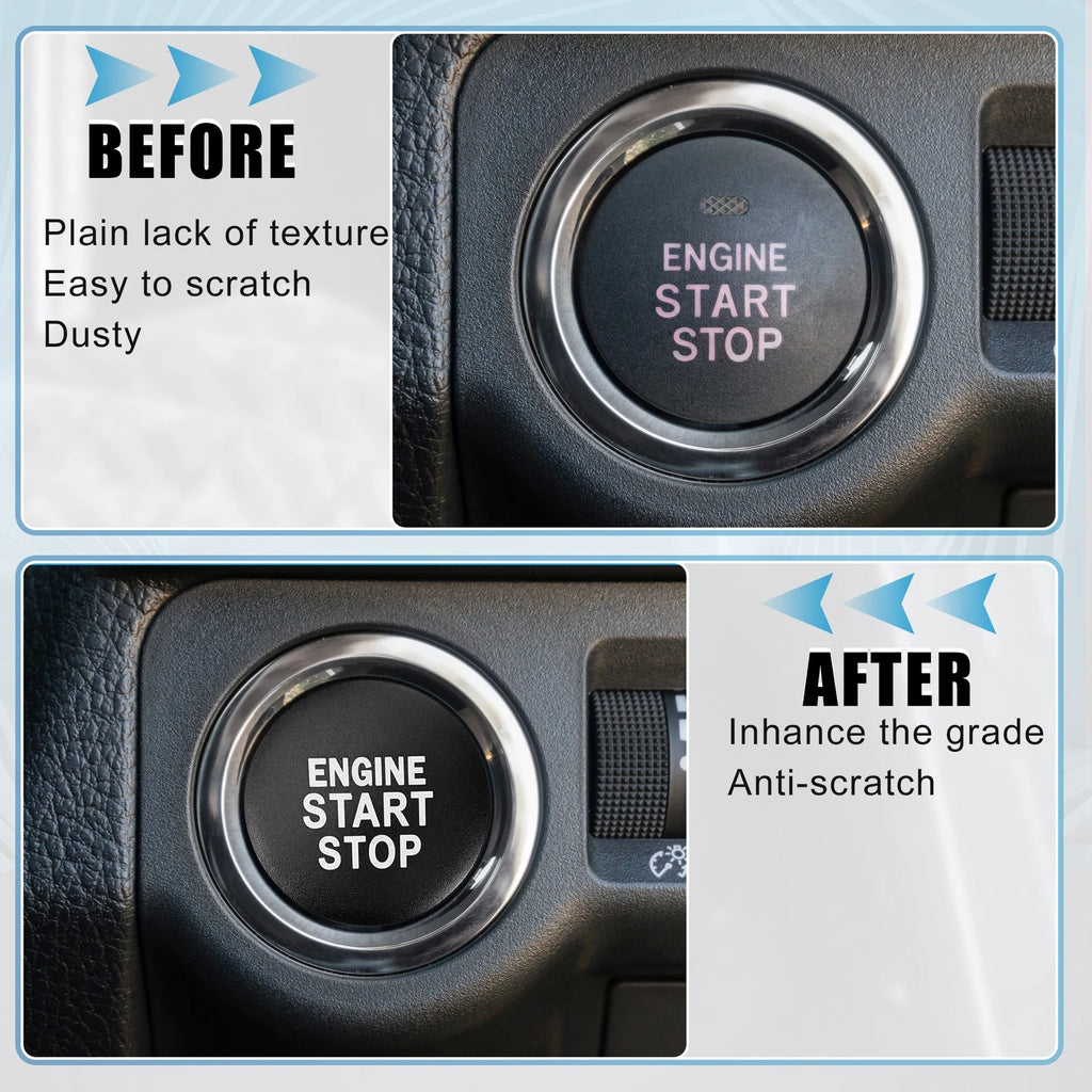 Engine Start Stop Button Cover Sticker for Toyota Camry (2018–2023)