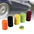 16pcs Round Flat Sponge Waxing Polishing Pads Mat Buffing Detailing Tools