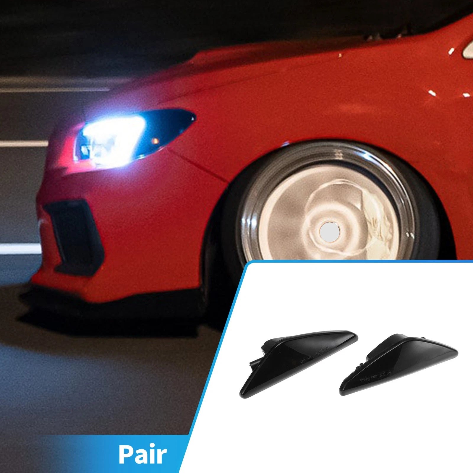 Turn Signal Lights for BMW X3 F25 (2011–2017) & X5 E70 (2007–2013) 12V Pair