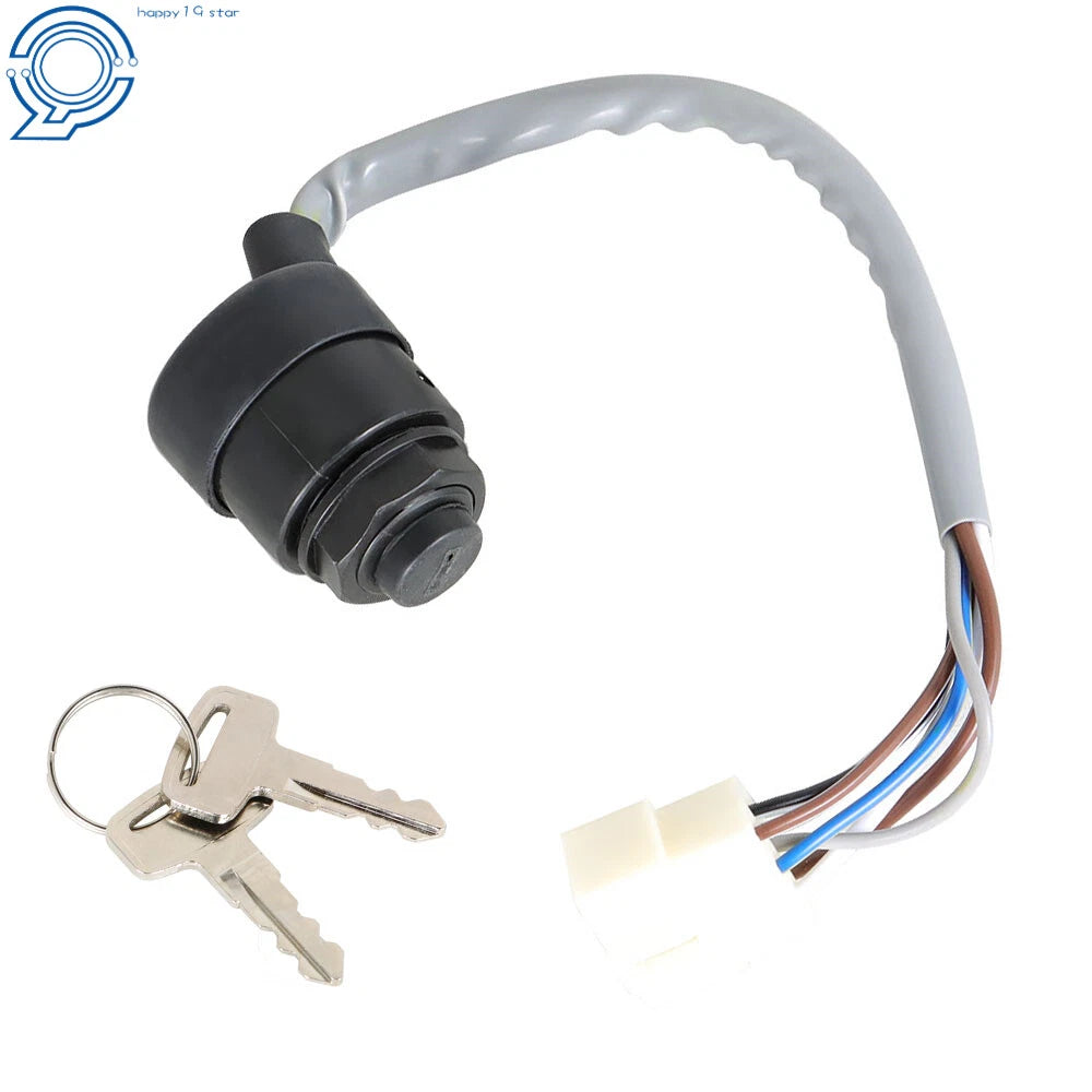 Ignition Key Switch for Kawasaki Mule 600 610 4000 4010 (2005–2023)