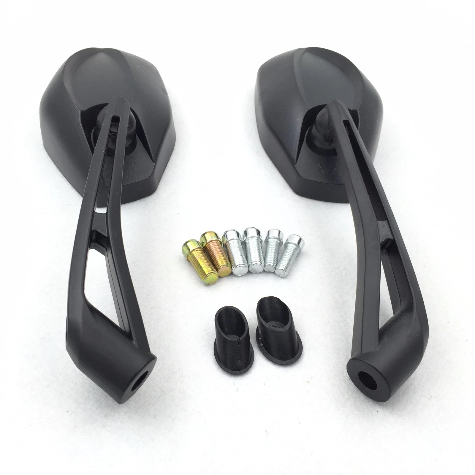 Black Rearview Mirrors 8mm 10mm for Suzuki B-King SFV650 (2008–2019)