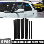 Set of 6 Door Cover Panel Pillar Posts Stickers for Ford Explorer Mountaineer