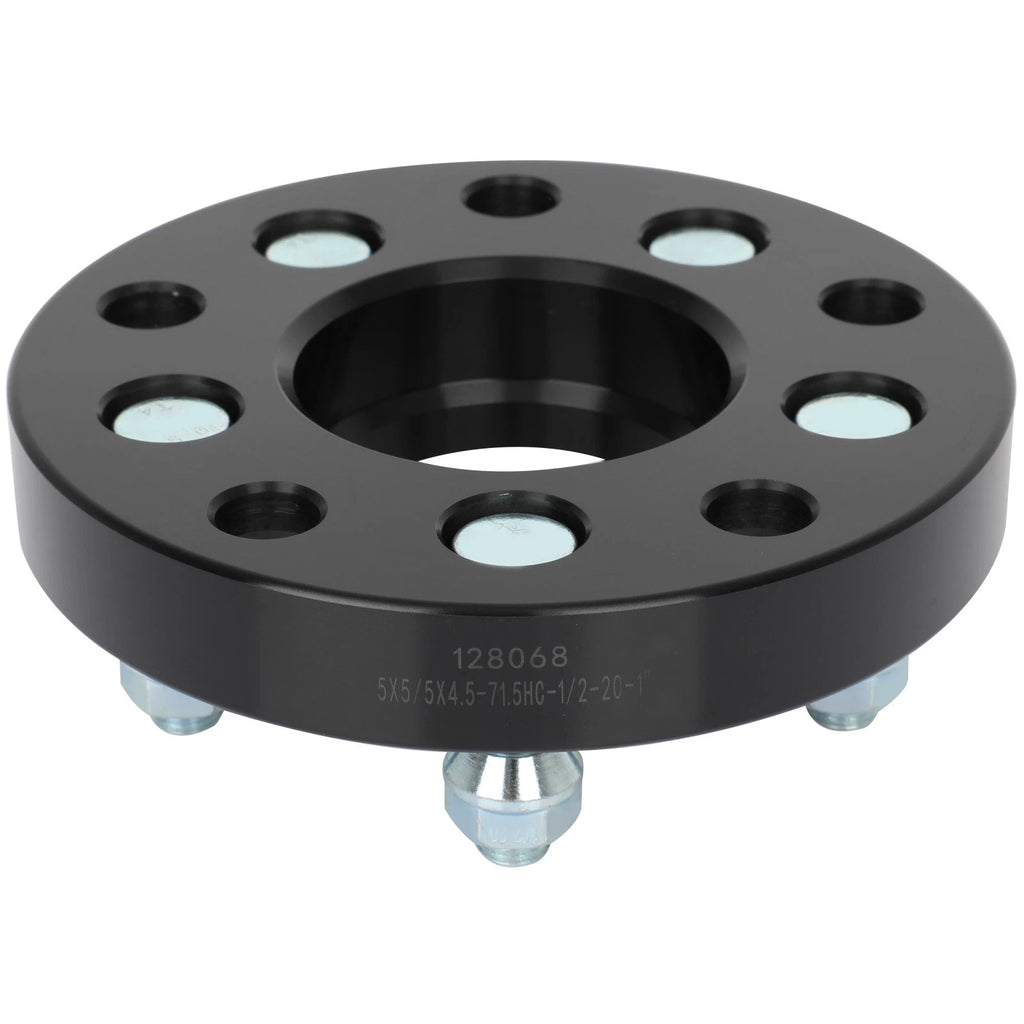 2X 1" Wheel Adapters 5x5 to 5x4.5 for Jeep Wrangler (2007–2018)