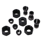 10X Collet Chuck Adapter Kit for Woodworking Applications