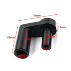 1.625" Moto Black Handlebar Risers for BMW R1200RT R1250RT (2014-2023)