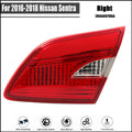 Tail Light for Nissan Sentra (2016–2018) Right Side Halogen Black