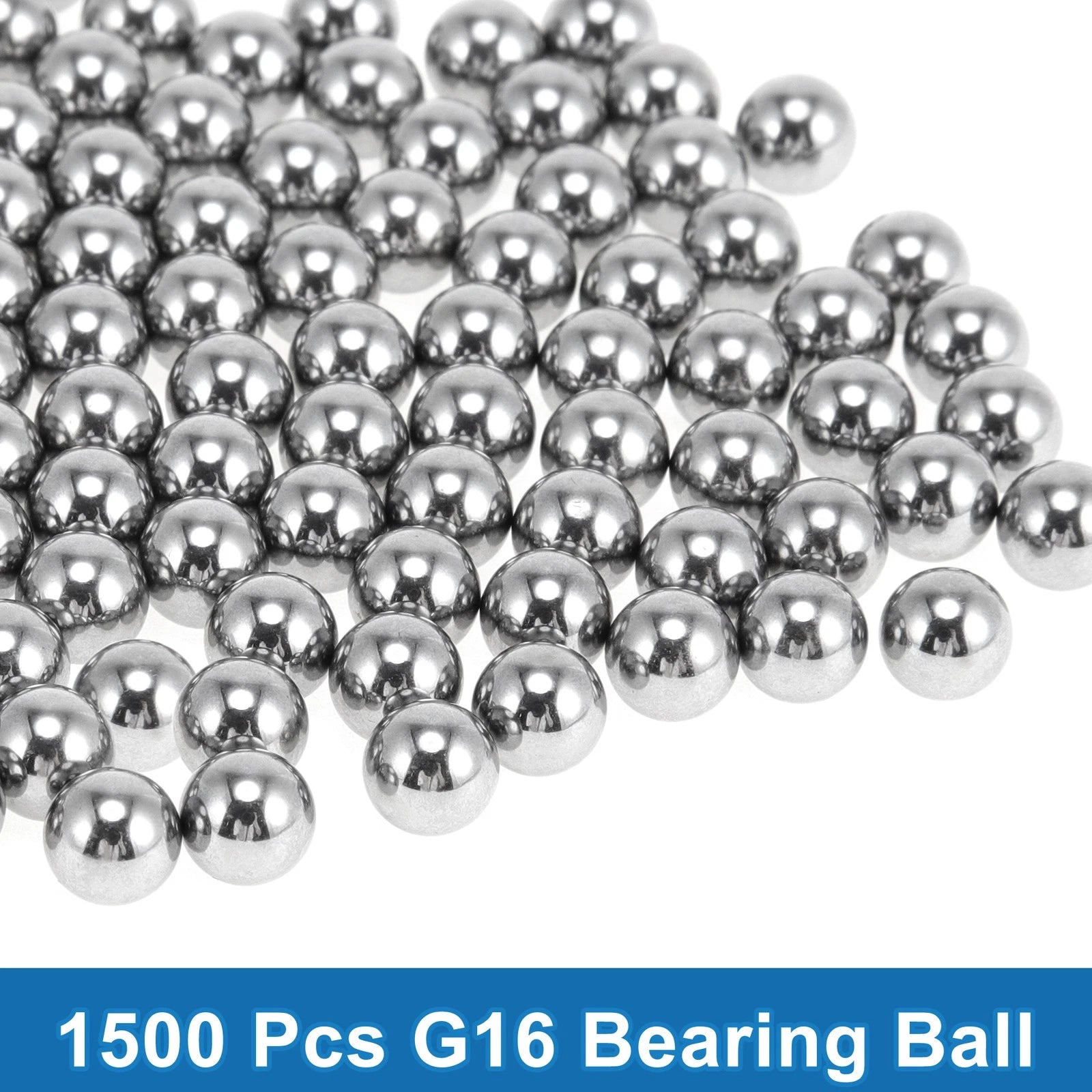 1.5mm Steel Ball Bearings (Set of 1500) - Precision G16