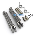 Silver Front Footrest Pegs for Yamaha YZF R6 YZF600 R6 (1999–2020)